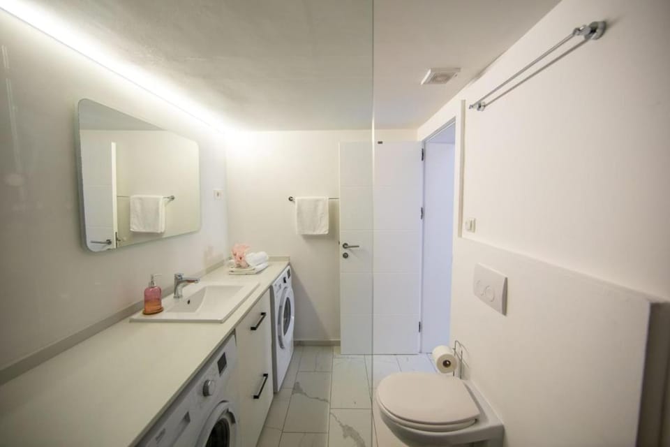 Toilet, Bathroom, washing machine, dryer