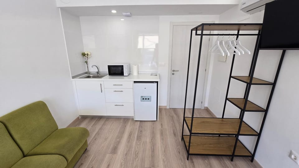 furniture, microwave