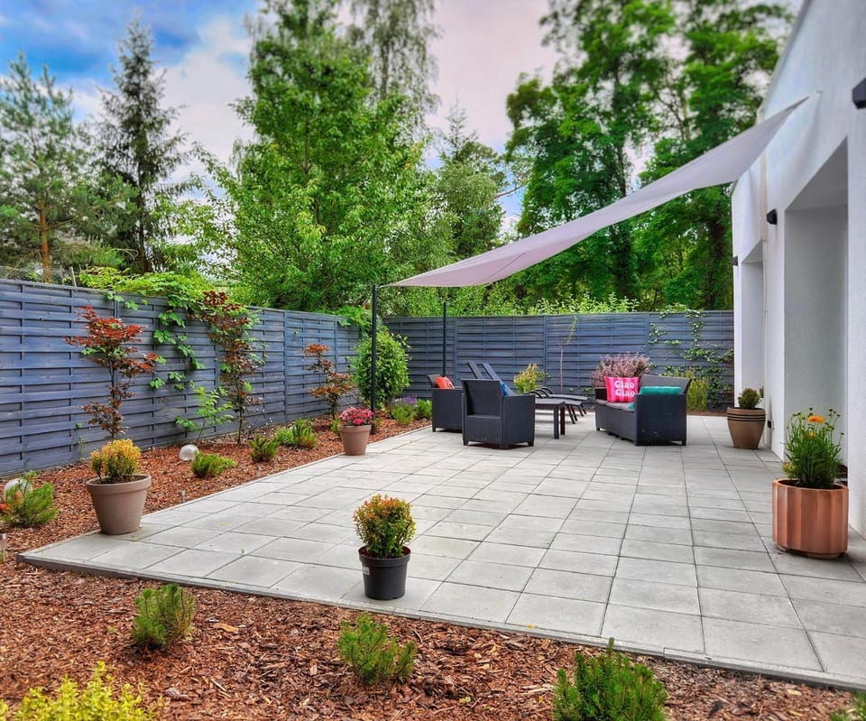 Patio, Spring, Day, Garden, Garden view