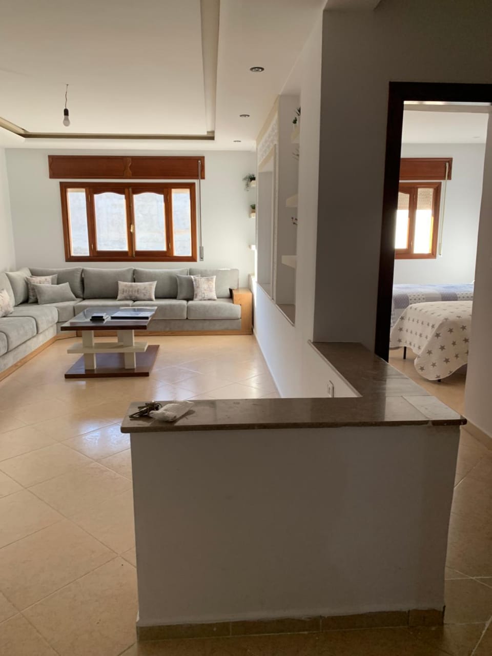 Living room, Bedroom
