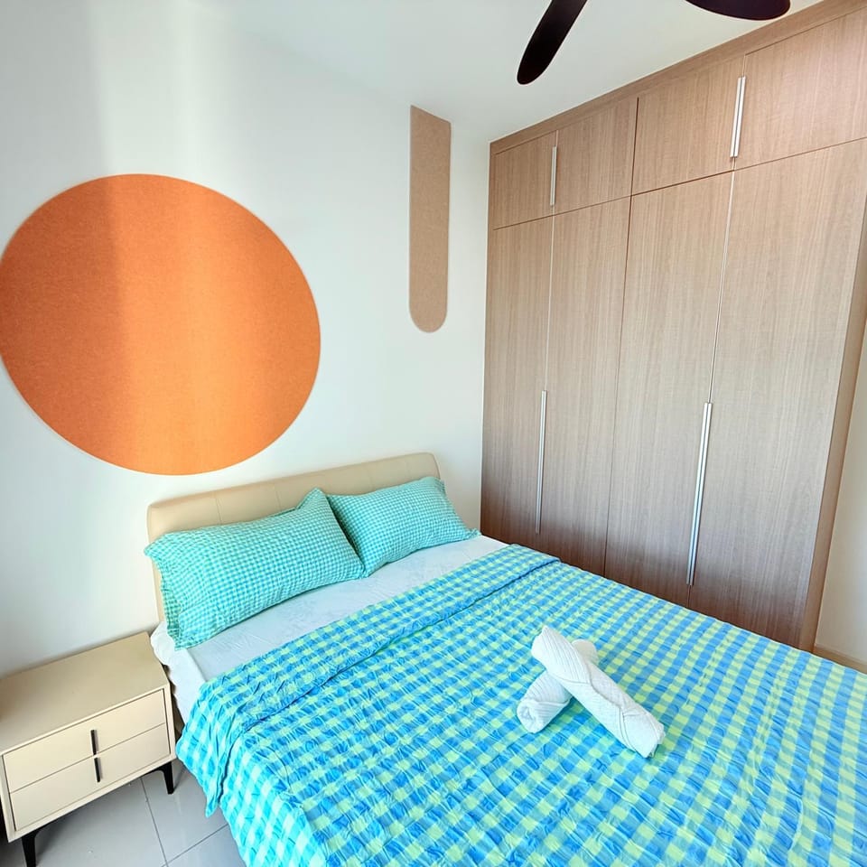 Bed, Photo of the whole room, Bedroom, wardrobe