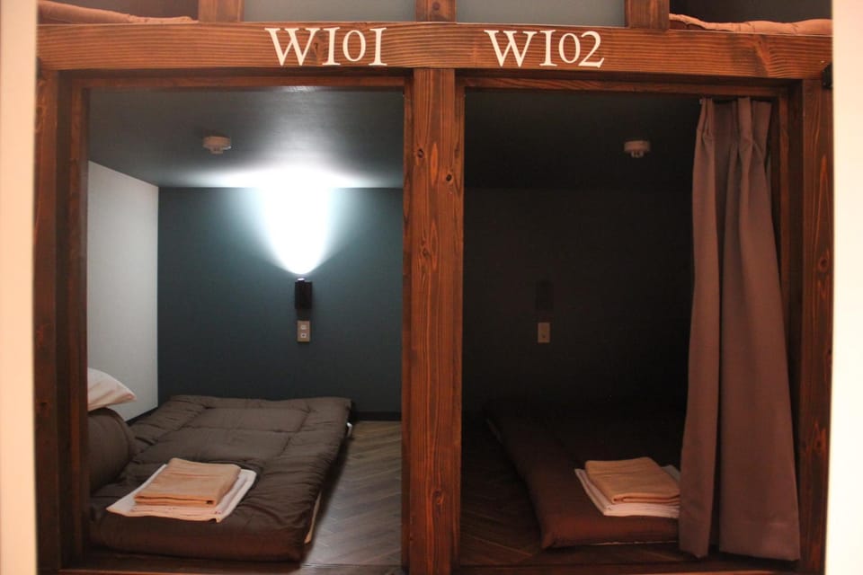 Photo of the whole room, bunk bed