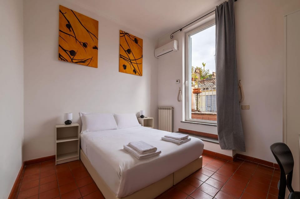 Bed, Bedroom, air conditioner