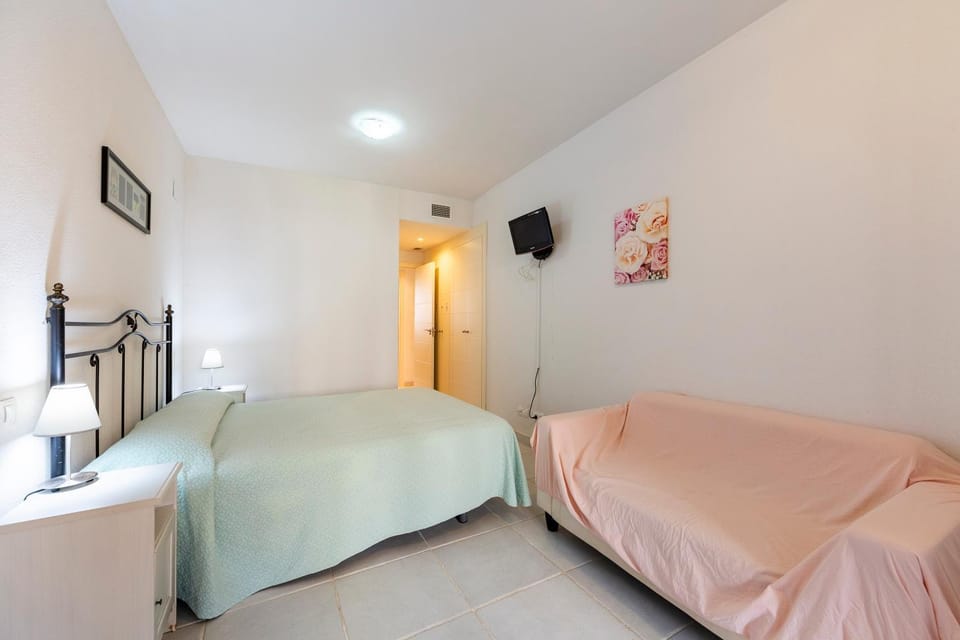 Property building, Living room, Bedroom