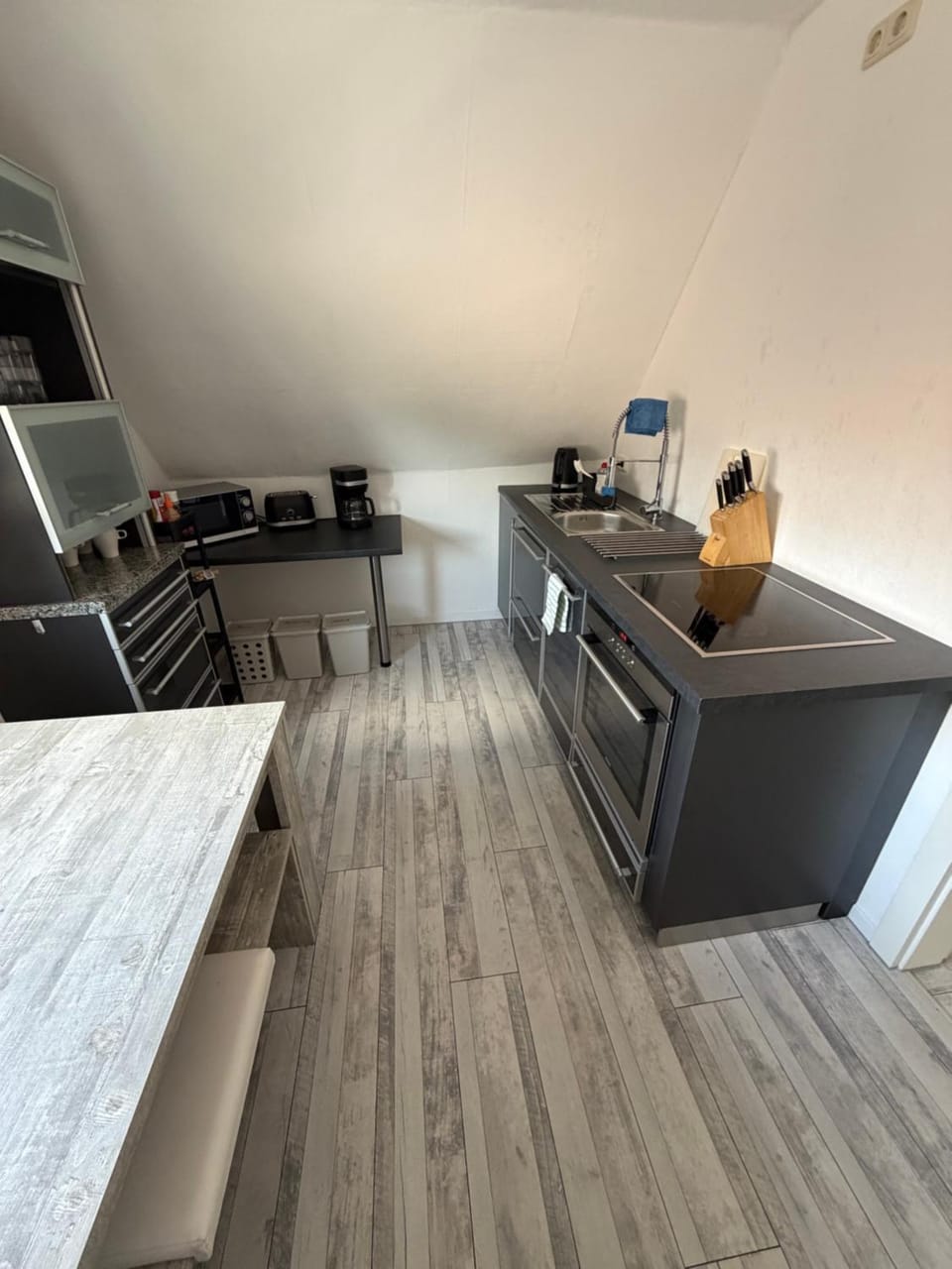 Kitchen or kitchenette, kitchen