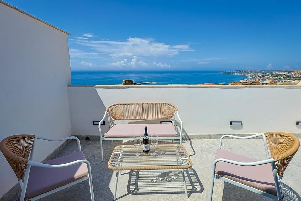 Patio, Day, View (from property/room), Balcony/Terrace, Sea view