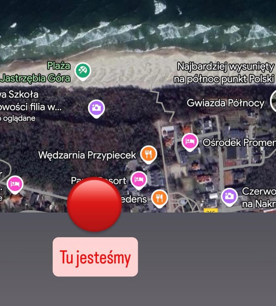 Trzy Kotwice Noclegi Jastrzębia Góra jedna minuta do morza i centrum Bed and Breakfast in Pomeranian Voivodeship