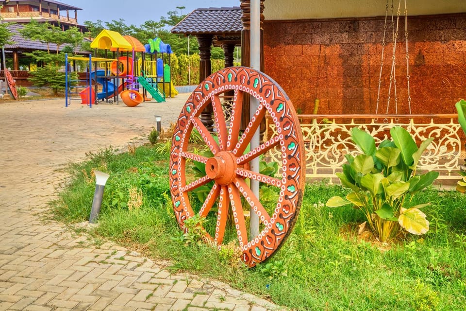 Day, Children play ground, Garden, Garden view