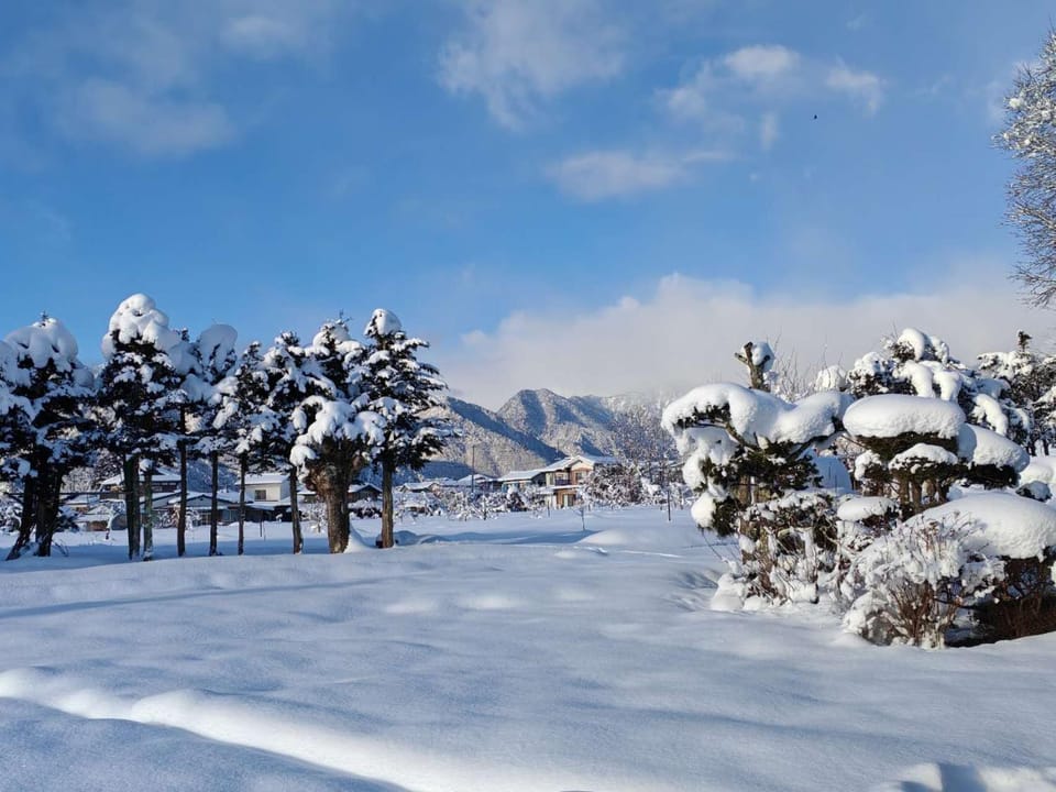Natural landscape, Winter, Mountain view