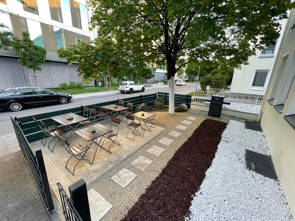 Property building, Garden