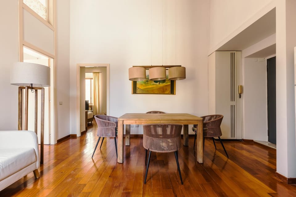 Living room, Seating area, Dining area