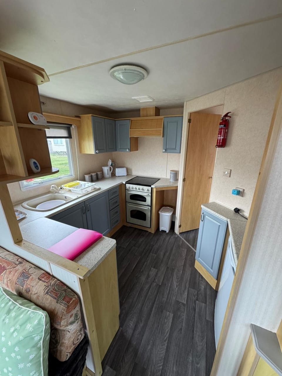 Kitchen or kitchenette, oven, stove