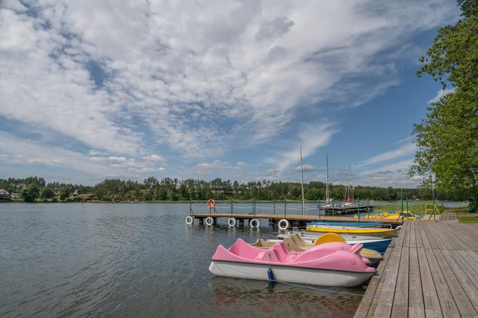 Domki letniskowe w lesie nad jeziorem - Kaszuby, Ośrodek Wczasowy KLIF Nature lodge in Pomeranian Voivodeship