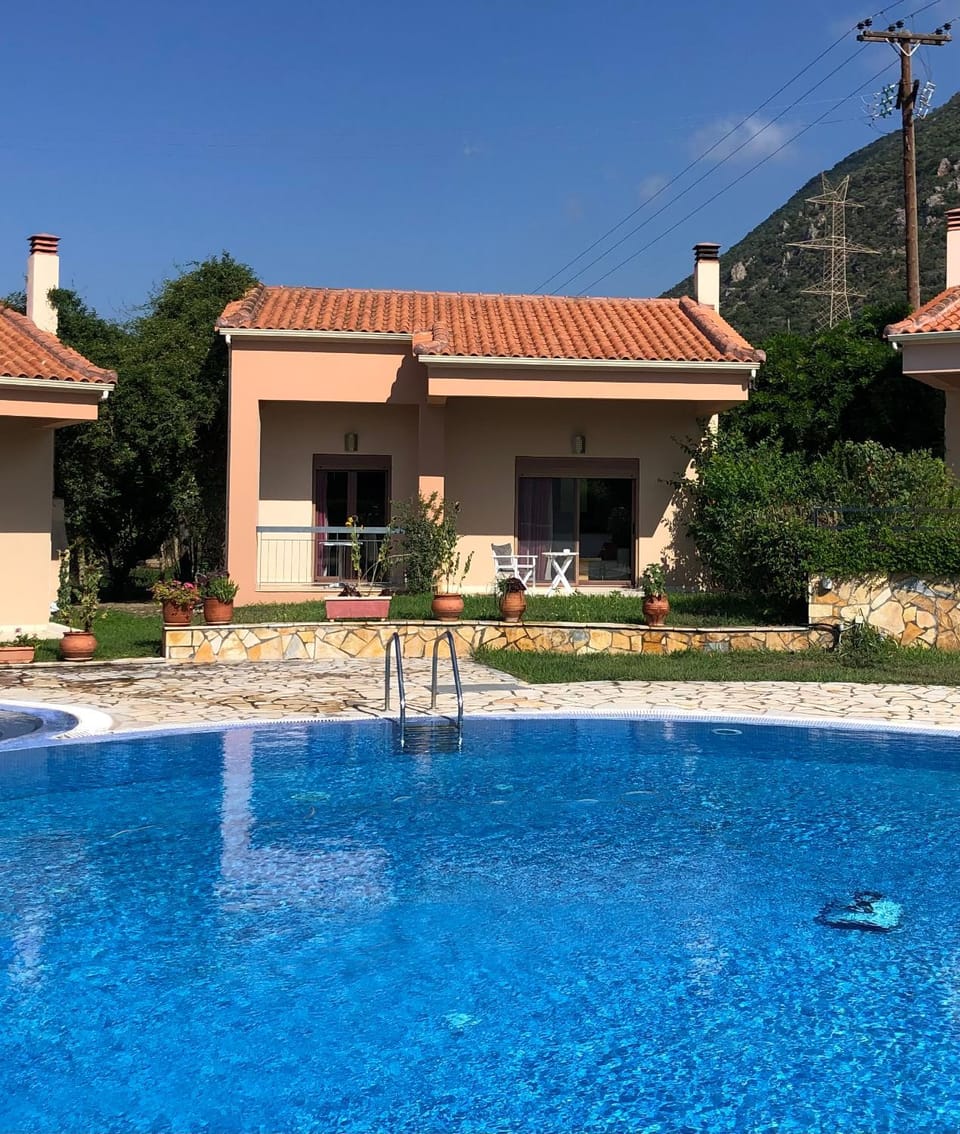 Green and Blue Villa in Peloponnese, Western Greece and the Ionian