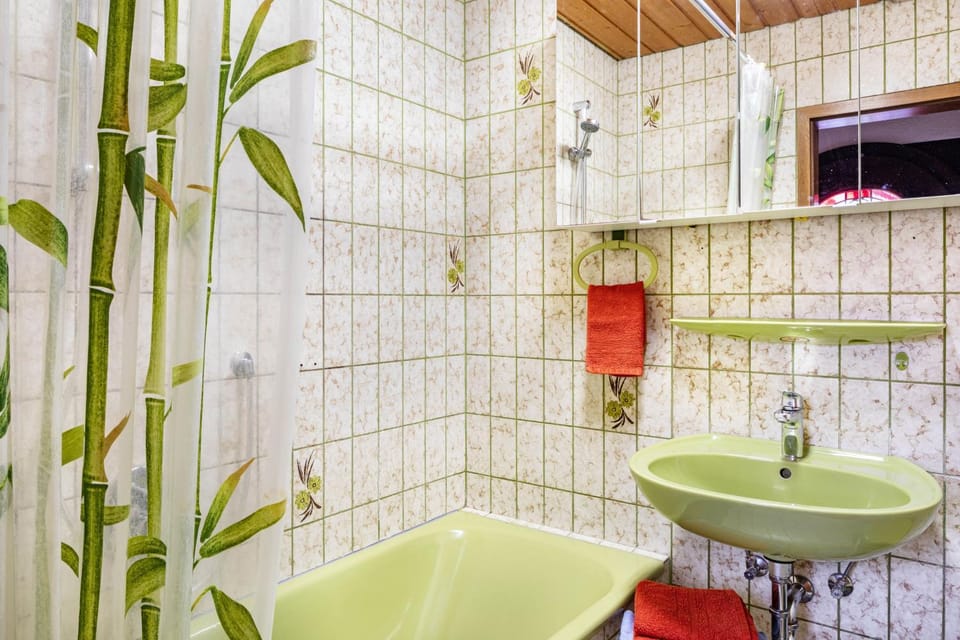 Bathroom, Living room