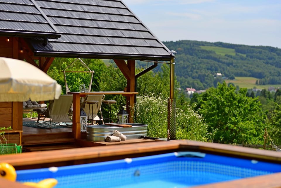 Natural landscape, Mountain view, Pool view, Swimming pool