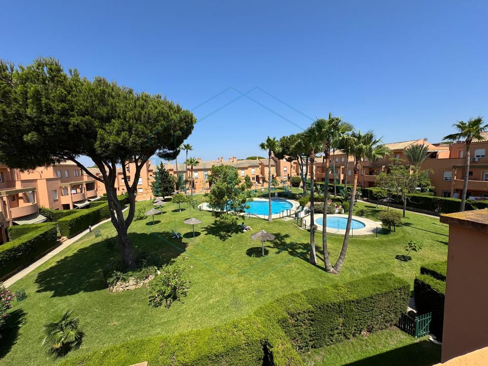 Property building, Spring, Day, Natural landscape, Garden, Garden view, Pool view, Swimming pool