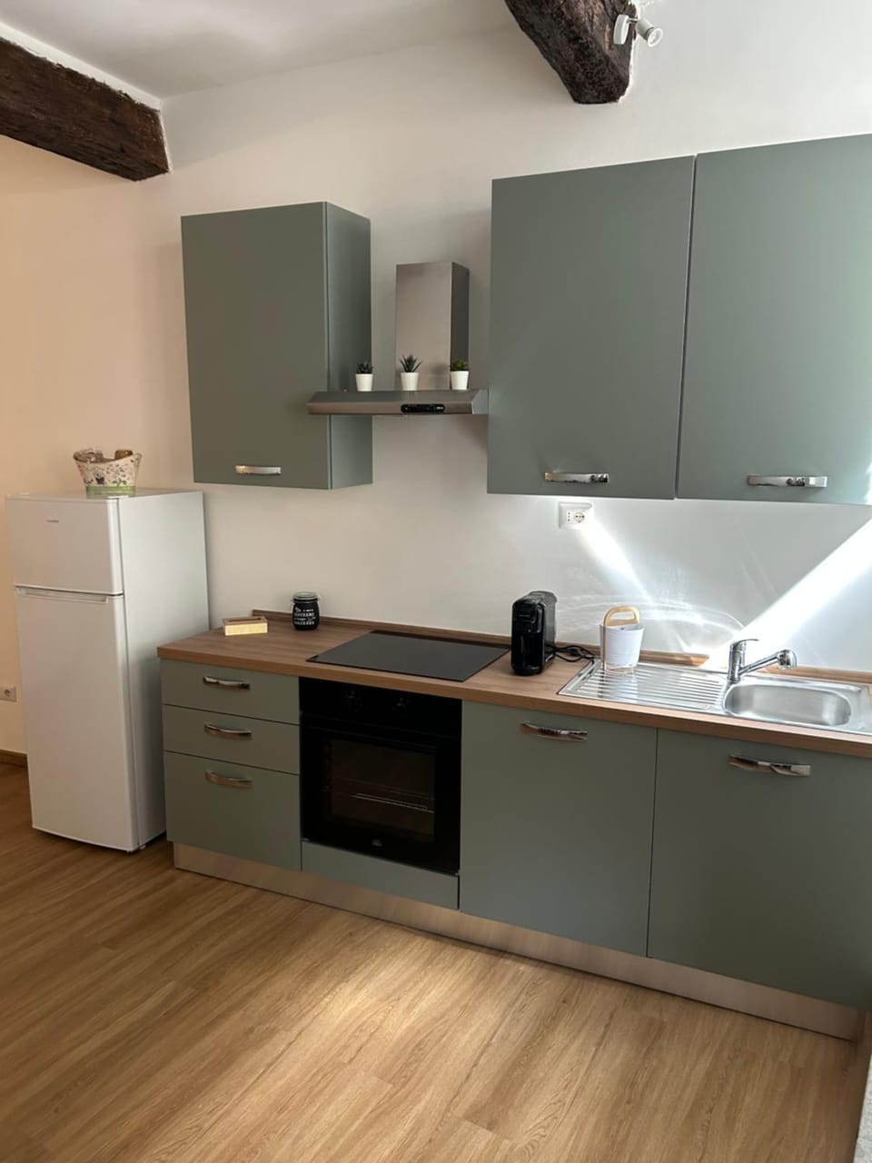 Kitchen or kitchenette, dishwasher, minibar, stove