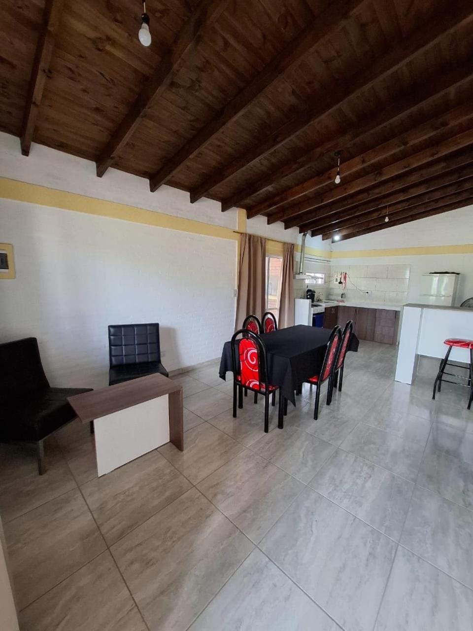 Kitchen or kitchenette, Living room, Dining area