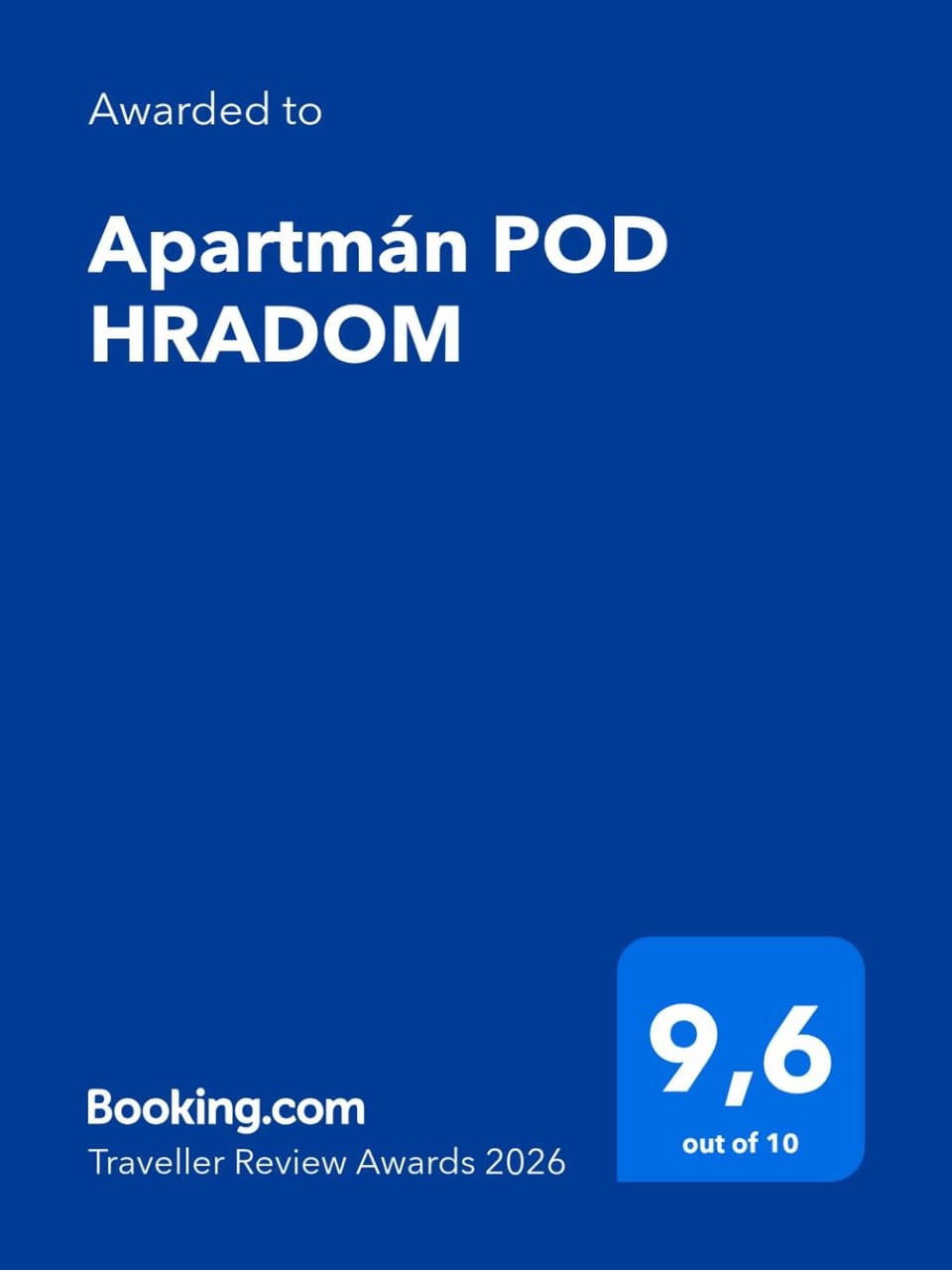 Apartmán POD HRADOM Apartment in Slovakia