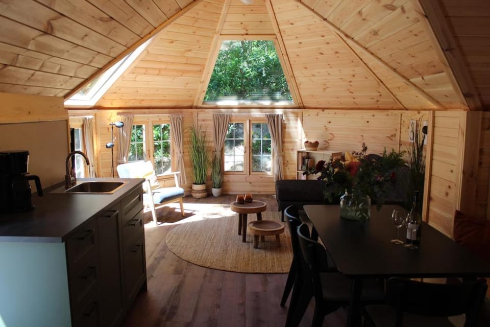Prachtige 4p wellness Kota in bos met Sauna en Hottub House in Drenthe (province)