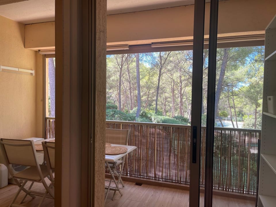 JOLI LOGEMENT DE VACANCES CLIMATISE AVEC PISCINE ET PLAGE à 6 MN A PIED Apartment in Sanary-sur-Mer