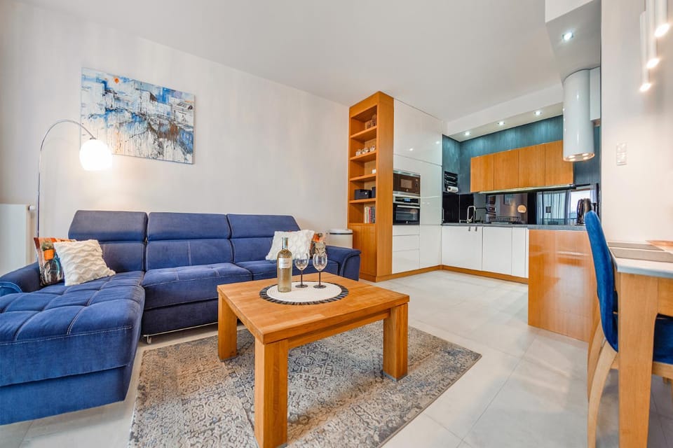Blue Merlin - River View Apartment in Gdansk