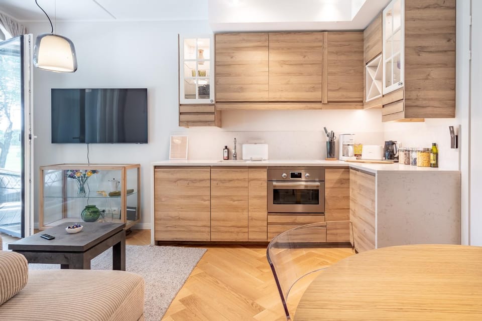 Modern studio close to the beach - terrace, free parking, restaurants close Apartment in Estonia