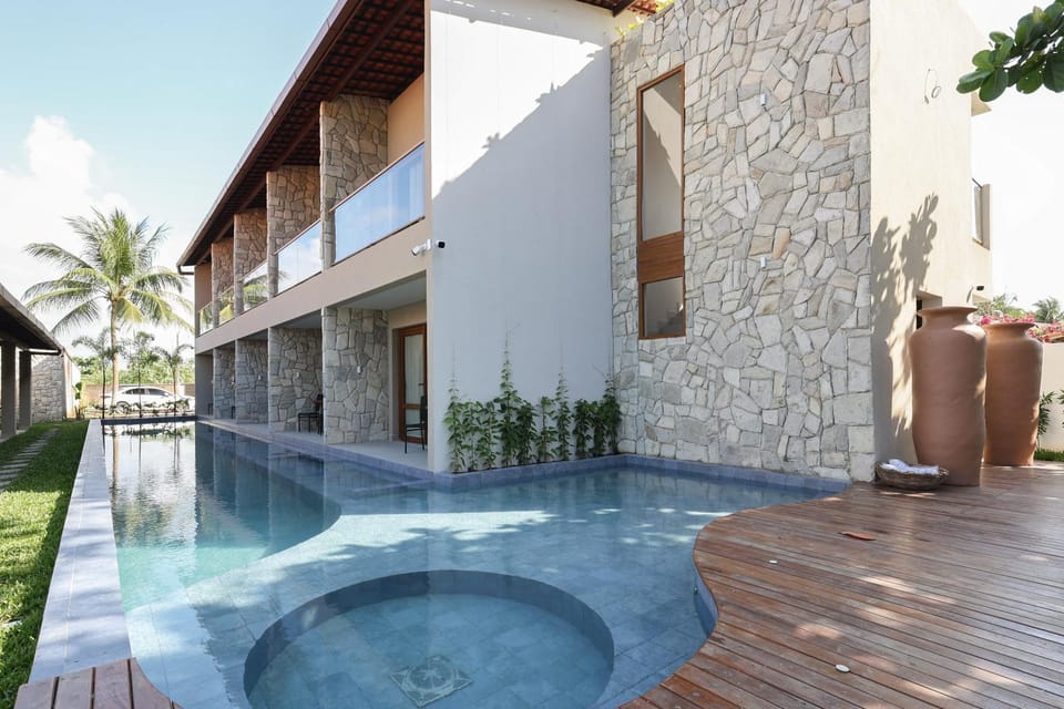 Patio, Day, Pool view