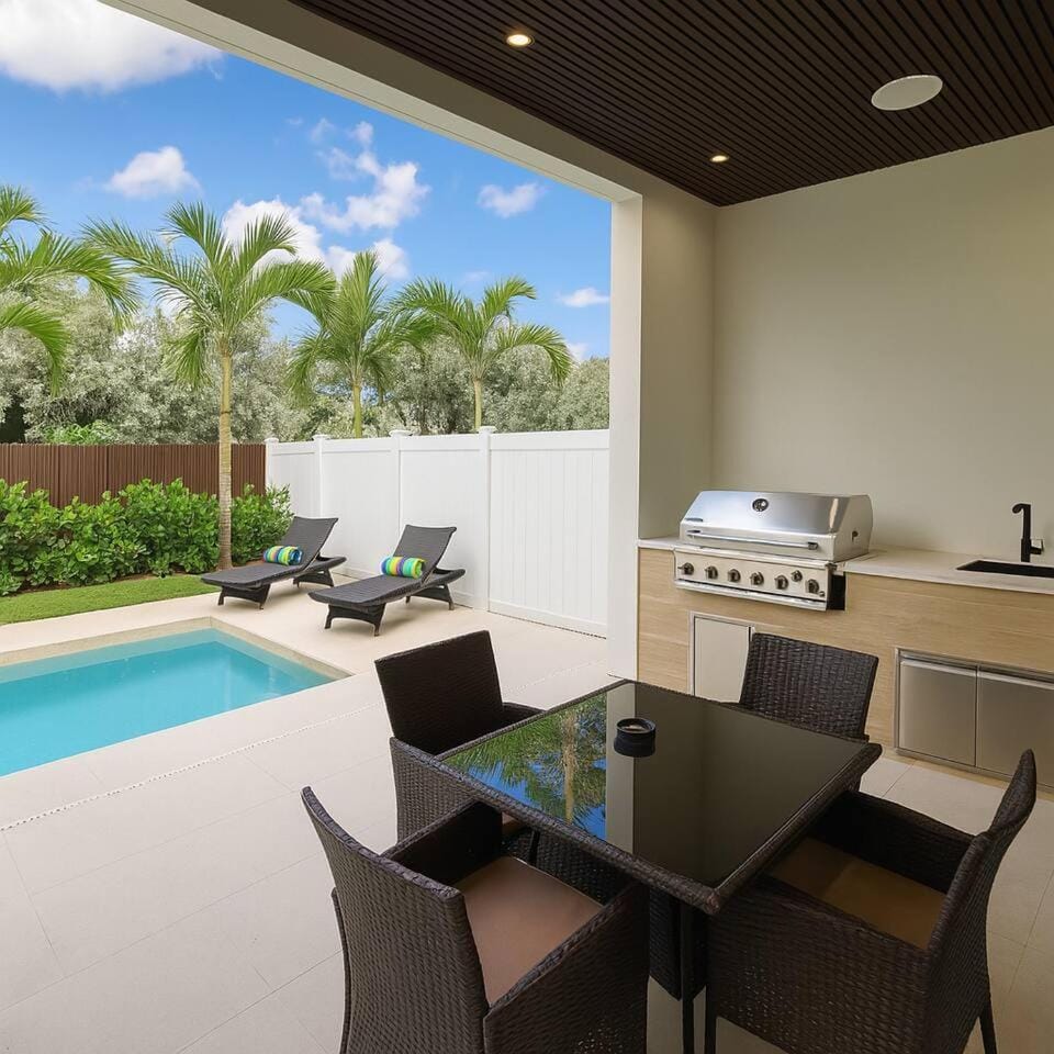 Jungle Serene Lux Home with Pool Sauna Ice Bath House in Fort Lauderdale