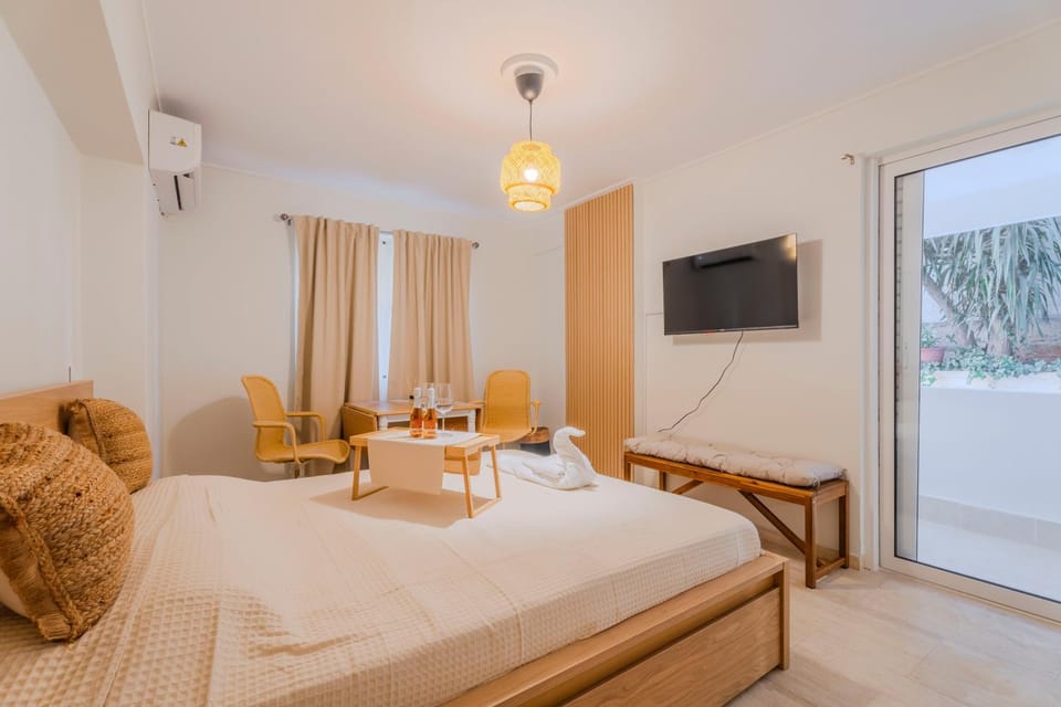 Bed, Bedroom, air conditioner