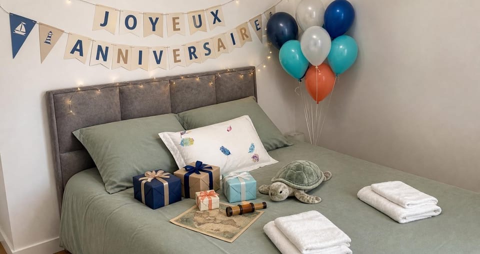 Photo of the whole room, Bedroom, towels