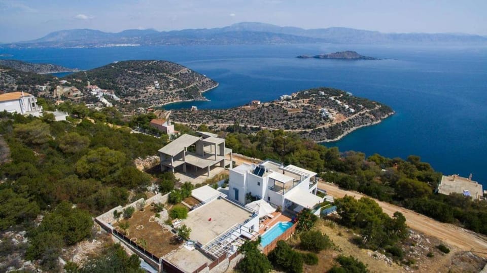 White Blue Luxury Villa 1 Apartment in Argolis, Greece