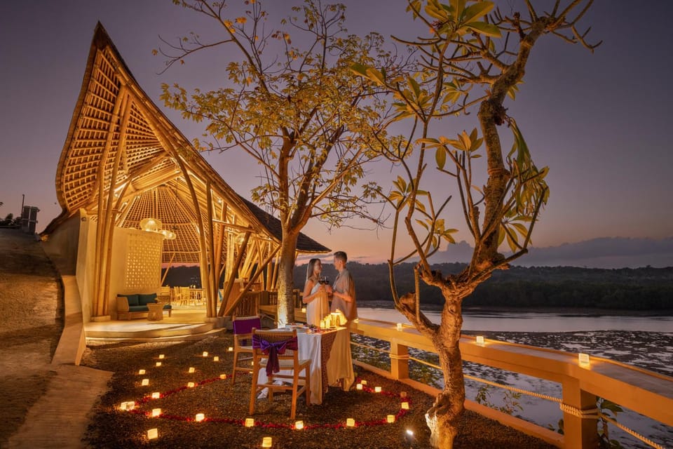 Night, Natural landscape, Dining area