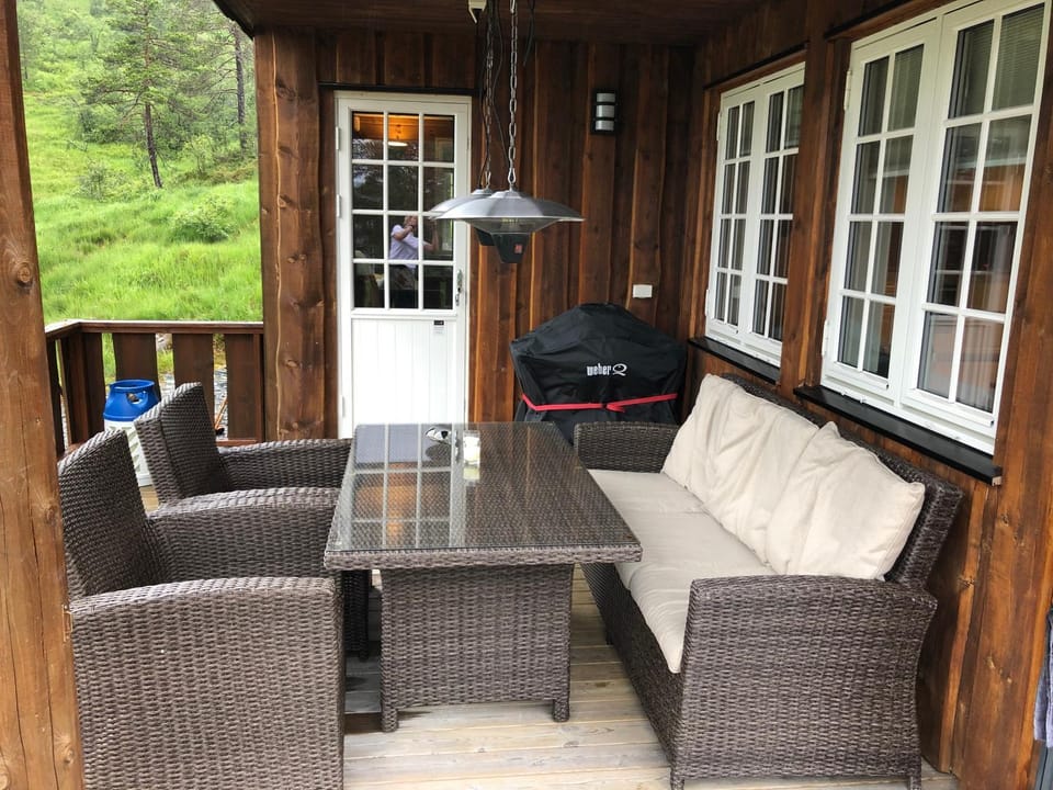 Familiehytte på Kvamskogen House in Vestland