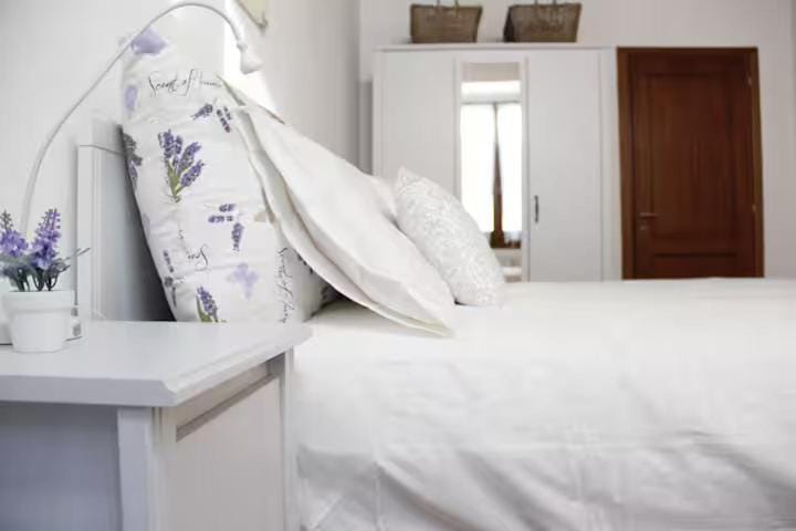 Bed, Photo of the whole room, Bedroom, towels, wardrobe