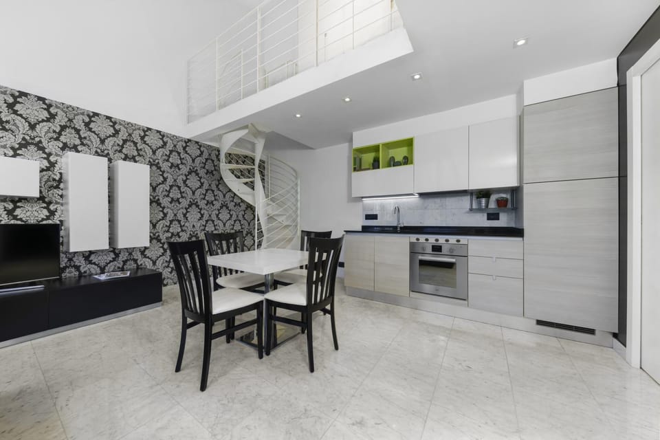 Kitchen or kitchenette, Living room, Seating area, kitchen