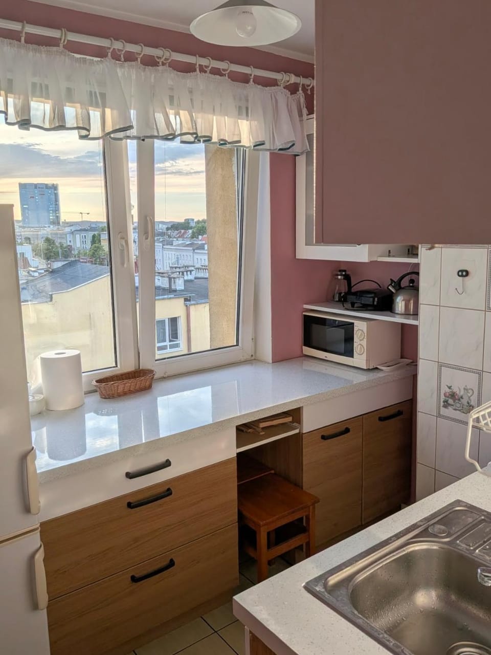 9th Floor Flat with Balcony, Free Parking Apartment in Gdansk