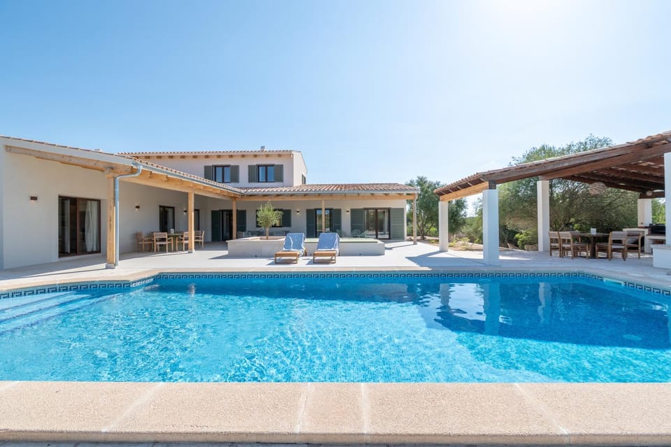 Property building, Living room, Swimming pool