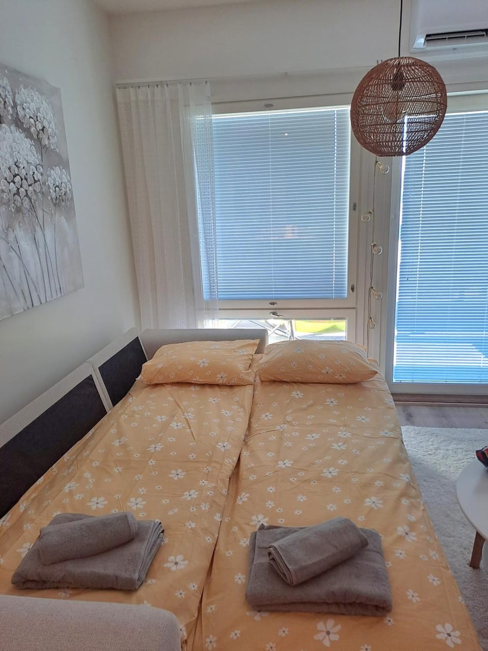 Bed, Living room