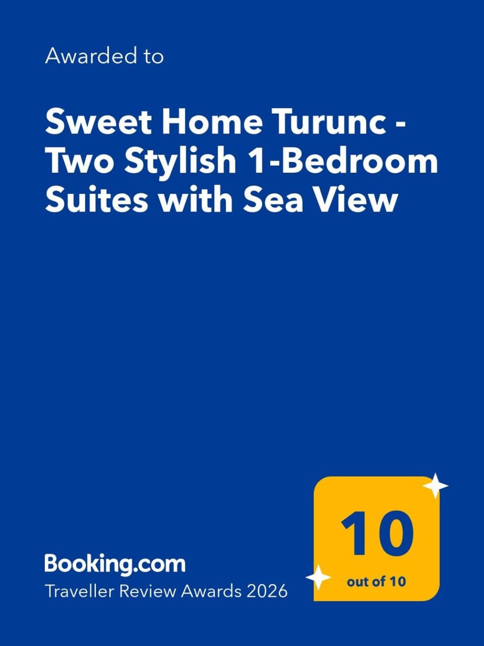 Sweet Home Turunc - Sea View Suites with One Bedroom Apartment in Muğla Province