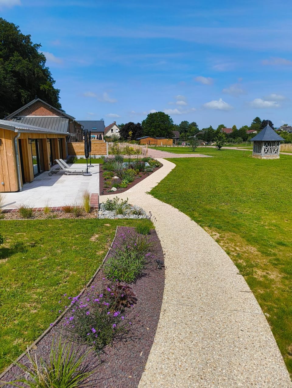 Natural landscape, Garden, Garden view