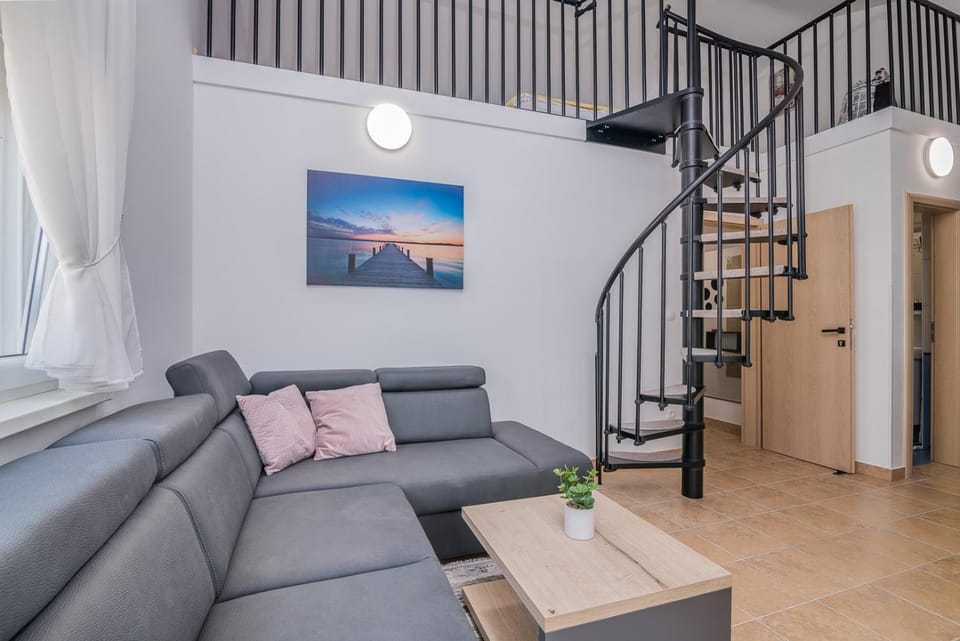 Apartment TRIES 5 with heated pool and sea view Apartment in Primorje-Gorski Kotar County