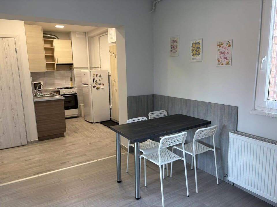 Kitchen or kitchenette, Dining area, oven, stove