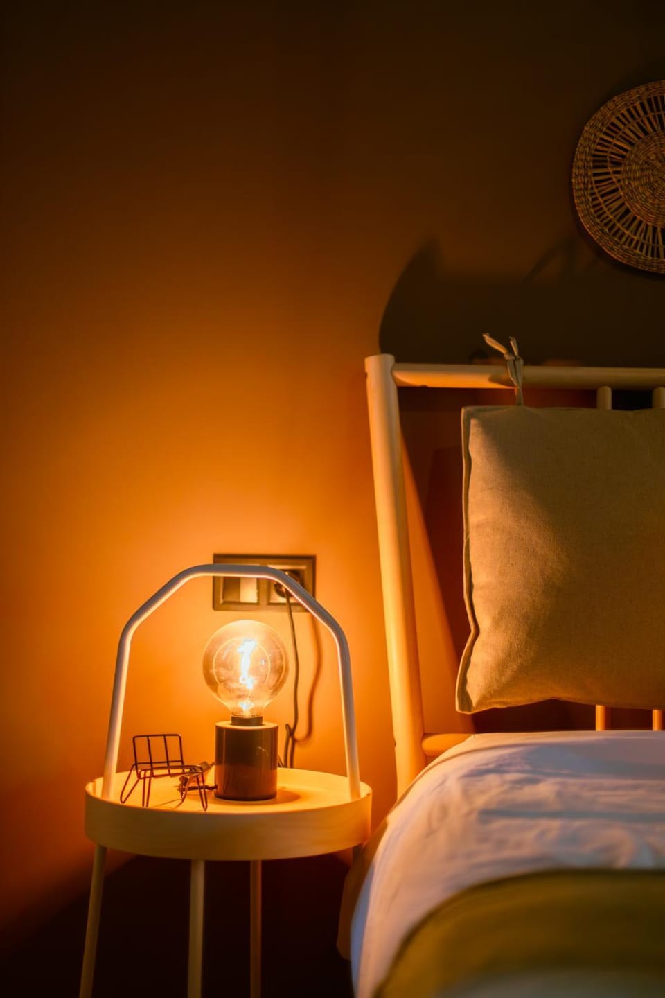 Bed, Decorative detail, Bedroom