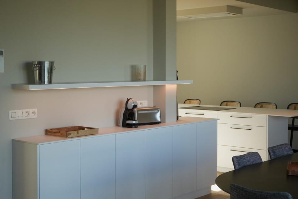 Kitchen or kitchenette, minibar, toaster