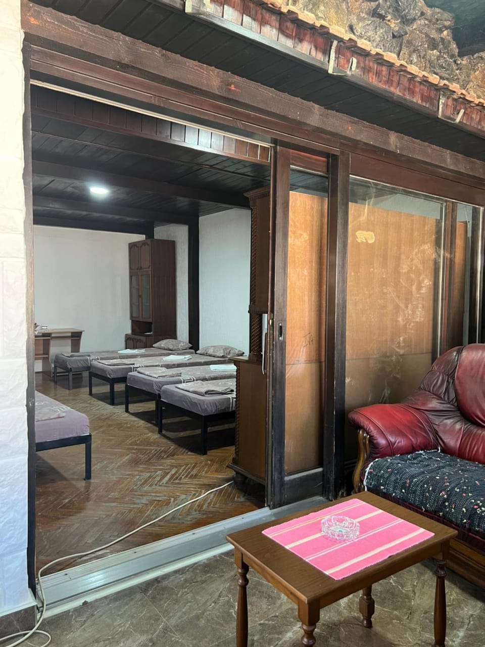 Bed, Living room, Photo of the whole room, Seating area, Bedroom