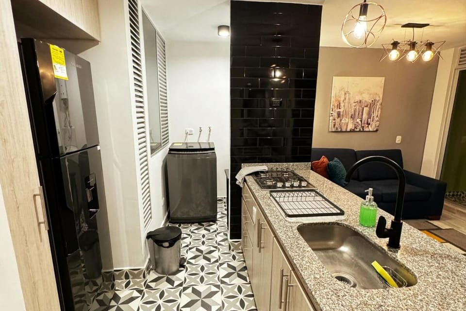 Moderno apartamento con balcon y vista al guadual, Piscina y parqueadero Apartment in Cundinamarca, Colombia