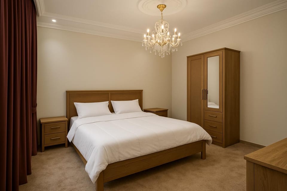 Bed, Photo of the whole room, Bedroom, wardrobe