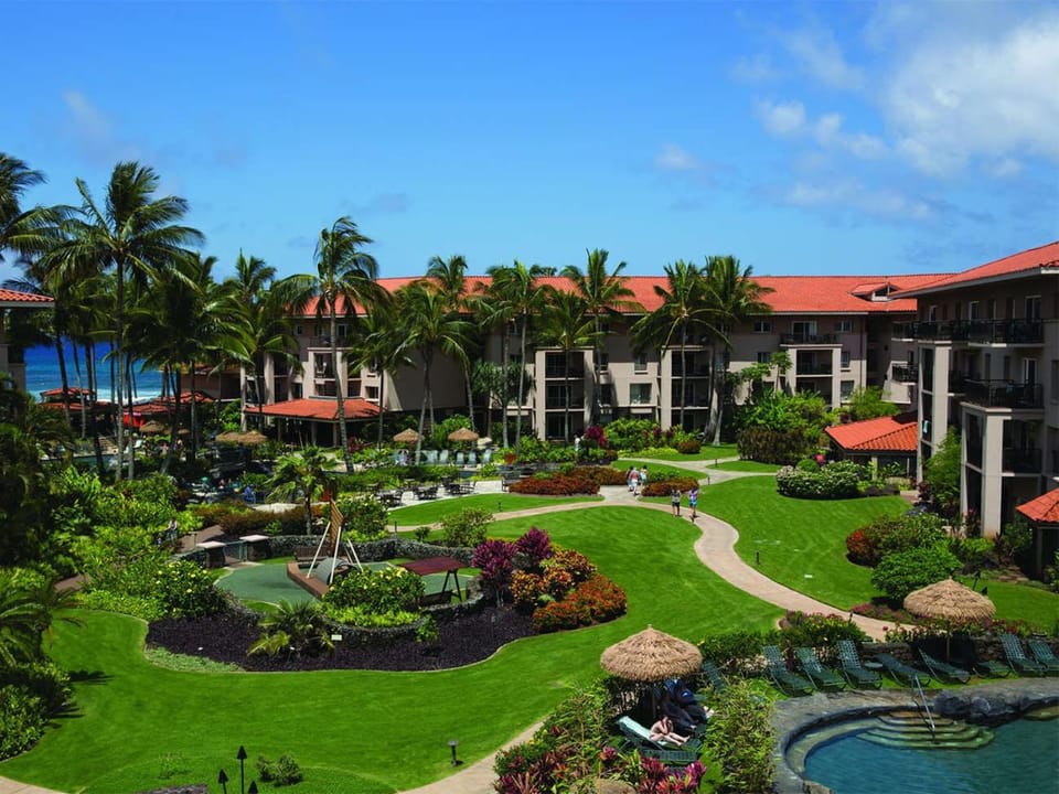 Marriott's Waiohai Beach Club 2BR Apartment with Resort Access House in Poipu